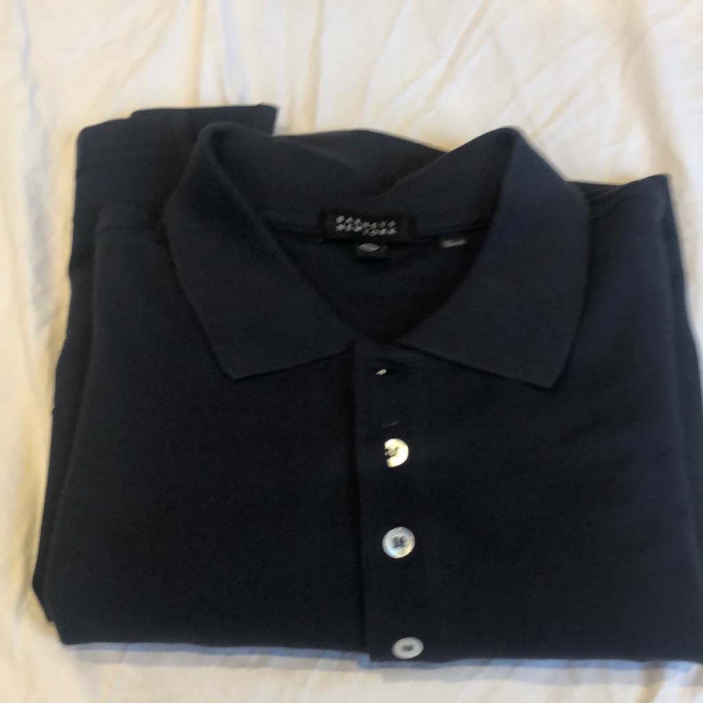 Barney’s Navy Ss Polo Shirt. Size Xxl